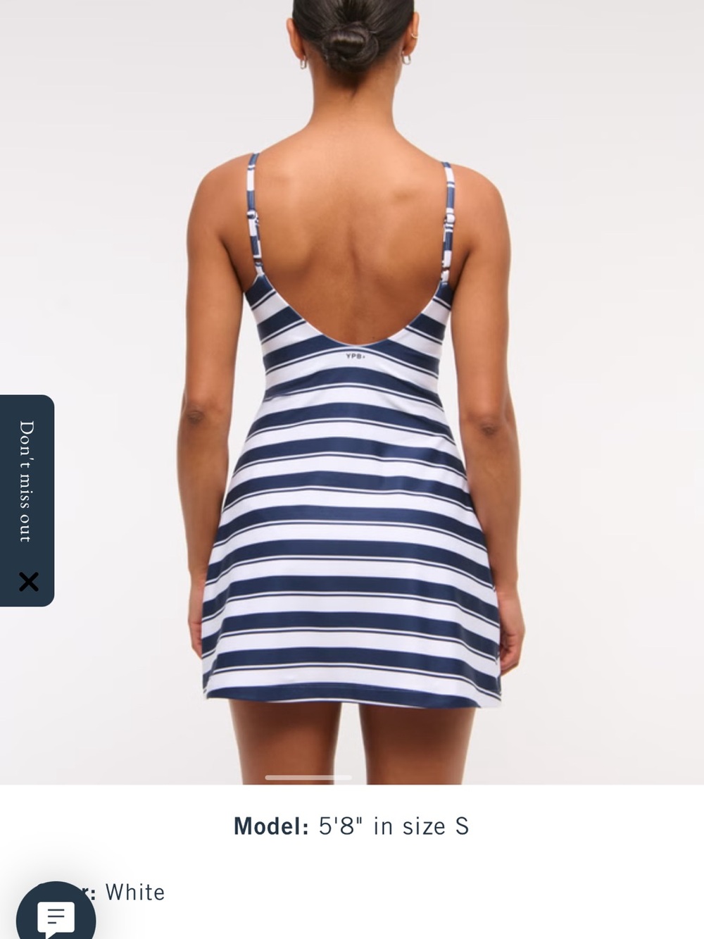 Abercrombie YPB Black Slim Apron Dress - Picture 5 of 6